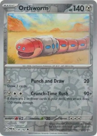 Paradox Rift Orthworm #138/182 reverse holo